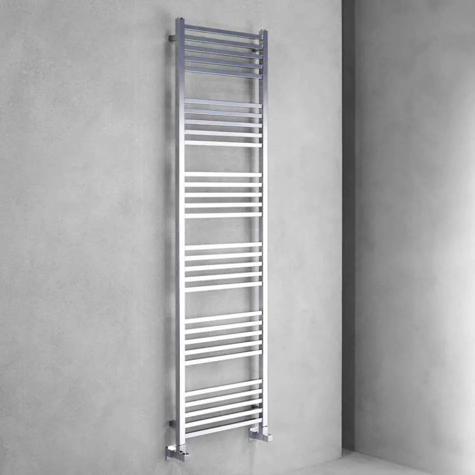 Modern design Chrome Radiator Wall 2 Storlekar upp till 765 Watt - Tower Viadurini