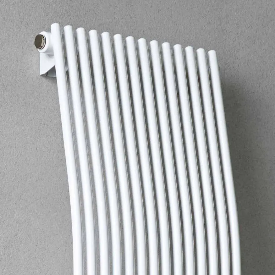 Vertikal badrumsradiator Modern design Wavy 1181 Watt - Tucano Viadurini