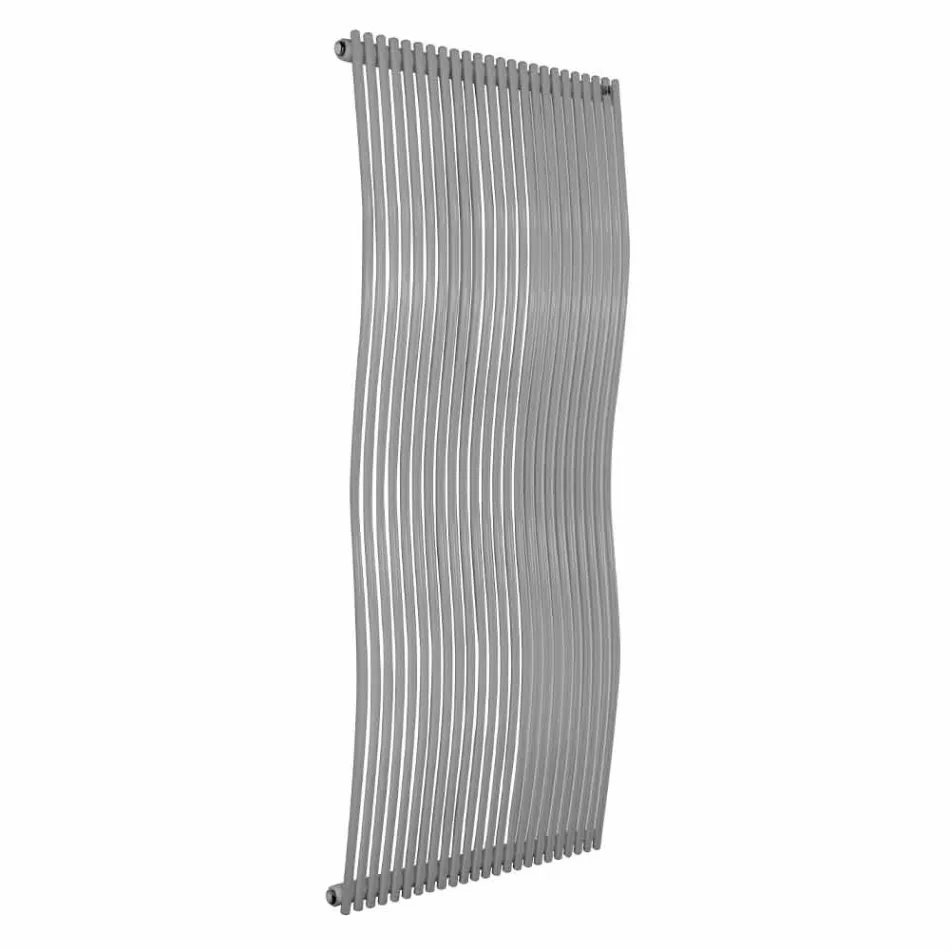 Vertikal badrumsradiator Modern design Wavy 1181 Watt - Tucano Viadurini