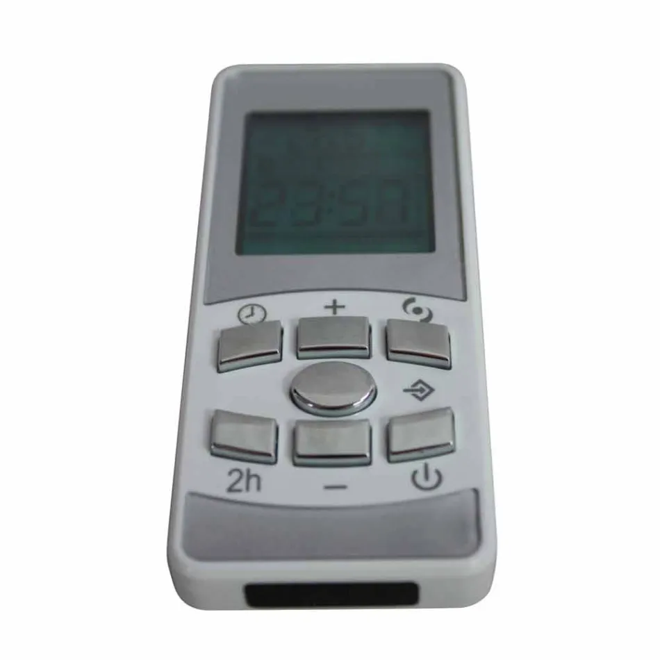 Termoarredo elektrisk konstruktion Brian härdat glas, tillverkad i Italien Viadurini