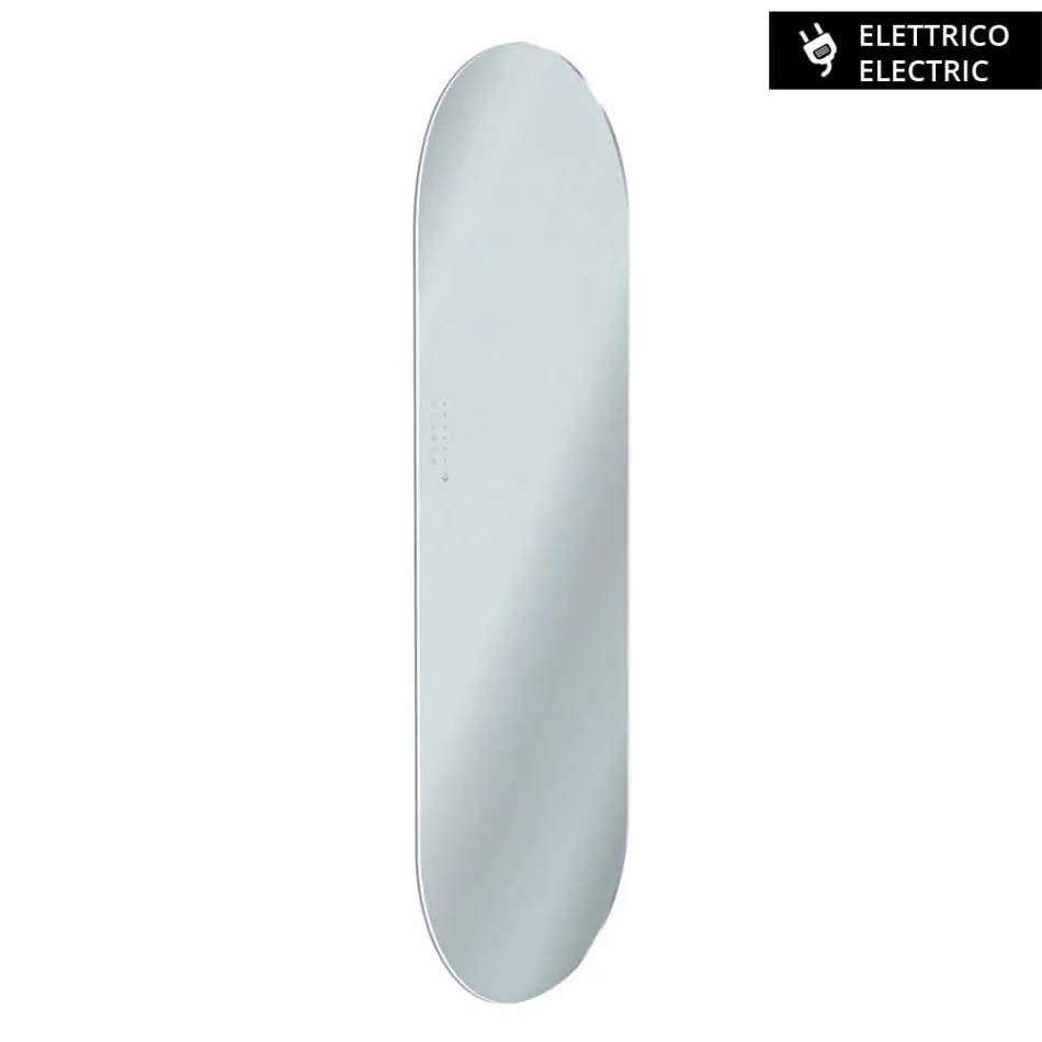 Termoarredo elektrisk konstruktion Brian härdat glas, tillverkad i Italien Viadurini