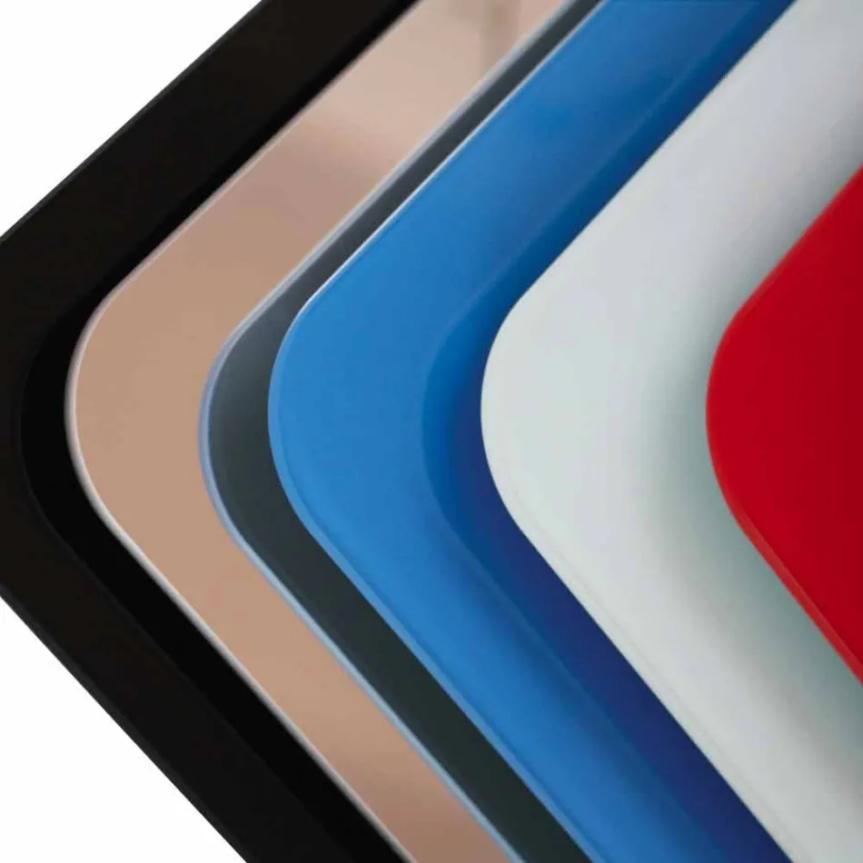 Termoarredo elektrisk konstruktion Brian härdat glas, tillverkad i Italien Viadurini