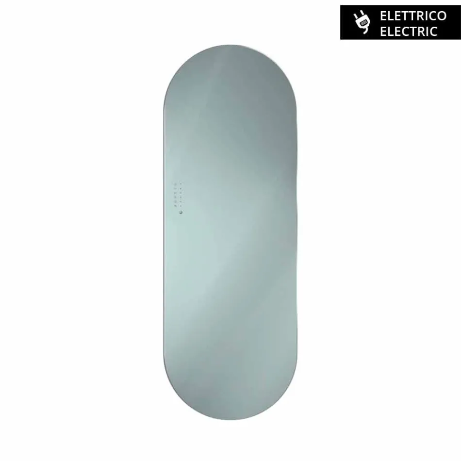 Termoarredo elektrisk konstruktion Brian härdat glas, tillverkad i Italien Viadurini