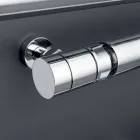 Termoarredo hydrauliska häftklamrar design med kromfinish genom Scirocco H Viadurini