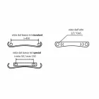 Vertikal hydraulisk designradiator i aluminium upp till 1061 Watt - böjd Viadurini