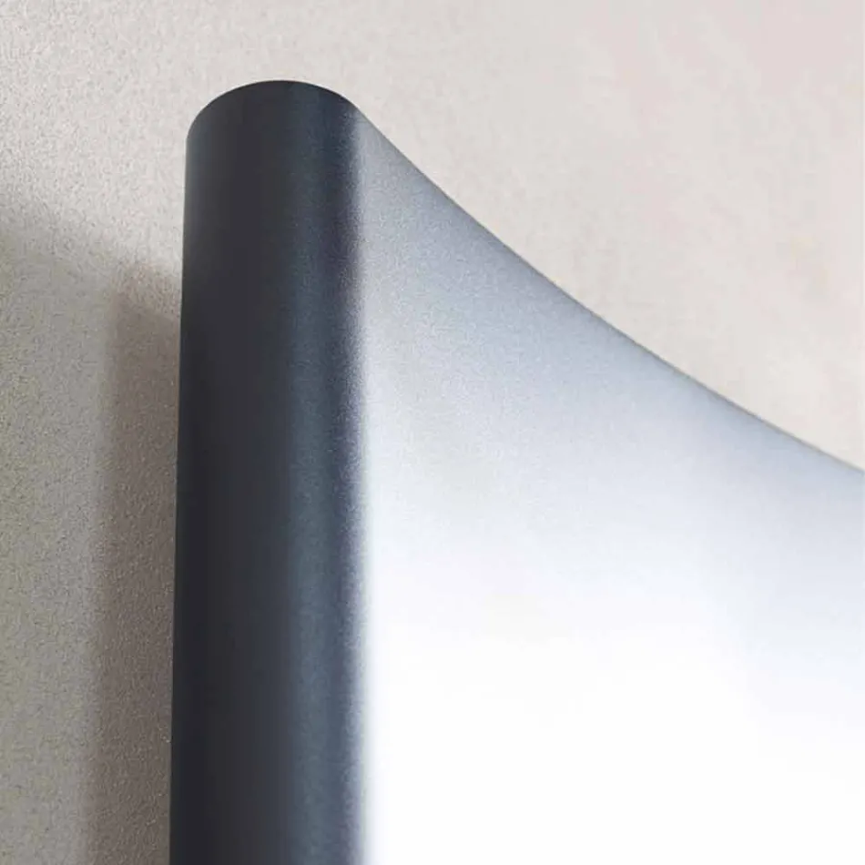 Vertikal hydraulisk designradiator i aluminium upp till 1061 Watt - böjd Viadurini