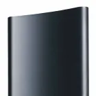 Vertikal hydraulisk designradiator i aluminium upp till 1061 Watt - böjd Viadurini