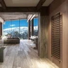 Elradiatorer färgrik, modern design, vinter av Scirocco H Viadurini