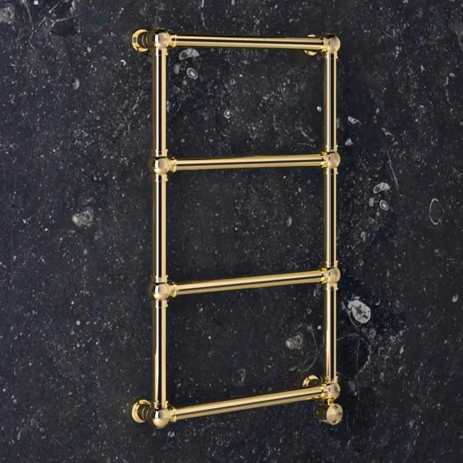 Elektrisk modulär radiator i krom eller guldmässing vid 200 W - Caesar Viadurini