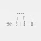 Termoarredo elektrisk konstruktion spegel avsluta 1500W Barry Viadurini