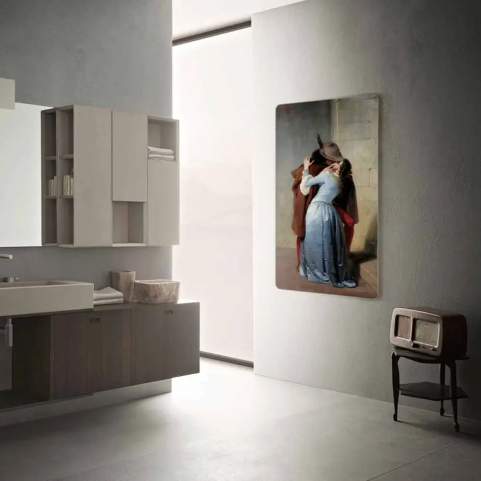 Termoarredo elektriska modern design anpassas med bilder Jonny Viadurini