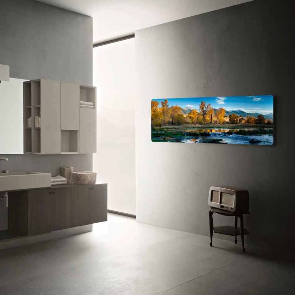 Termoarredo elektriska modern design anpassas med bilder Jonny Viadurini