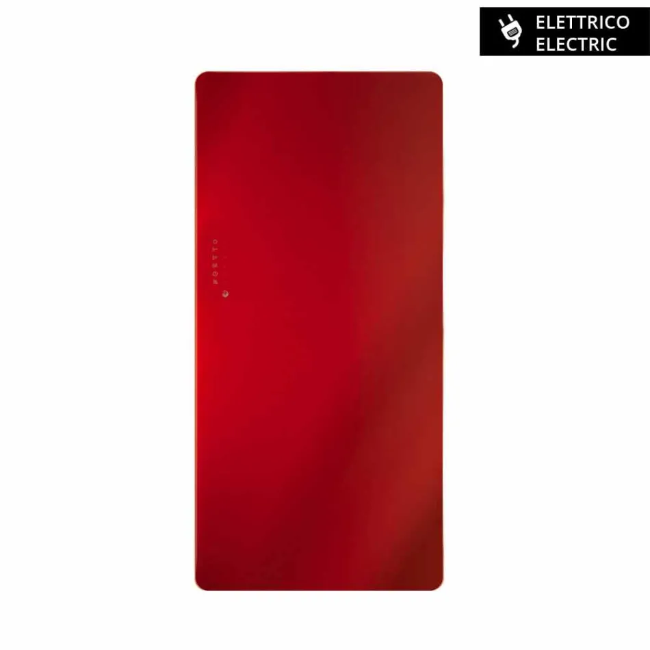 Elektriskt utförande Termoarredo i Jonny härdat glas Viadurini