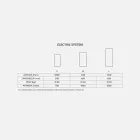 Elektriskt utförande Termoarredo i Jonny härdat glas Viadurini