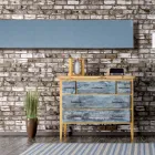 Elektrisk kylare upp till 1400W i italiensk marmorpulver - texturerad Viadurini