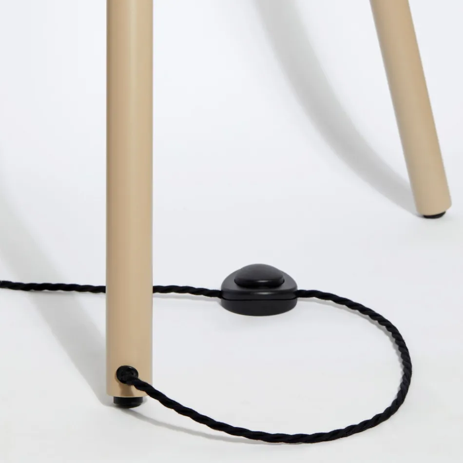 Fristående elektrisk kylare i stål med fotkontakt - Träd Viadurini