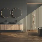 Fristående elektrisk kylare i stål med fotkontakt - Träd Viadurini