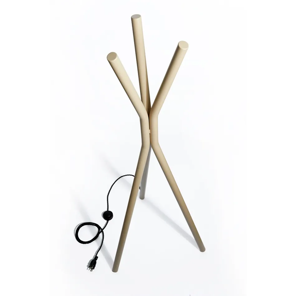 Fristående elektrisk kylare i stål med fotkontakt - Träd Viadurini