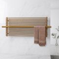 Beige elektrisk radiator i kolstål Tillverkad i Italien - Solaris