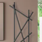 Elektrisk stålkylare med rundsektionsrör Tillverkad i Italien - slumpmässigt Viadurini