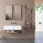 Elektrisk stålkylare med rundsektionsrör Tillverkad i Italien - slumpmässigt Viadurini