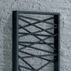 Elektriska element i stål, storstads stil Mikado Scirocco H Viadurini