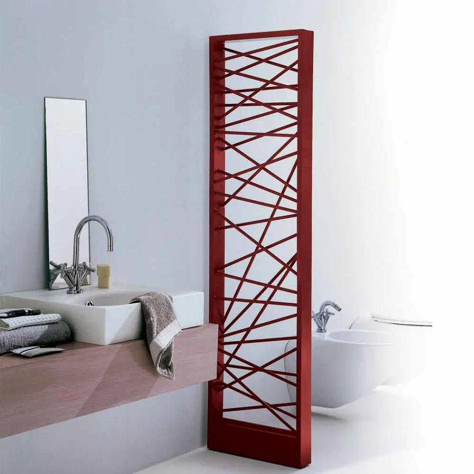 Elektriska element i stål, storstads stil Mikado Scirocco H Viadurini