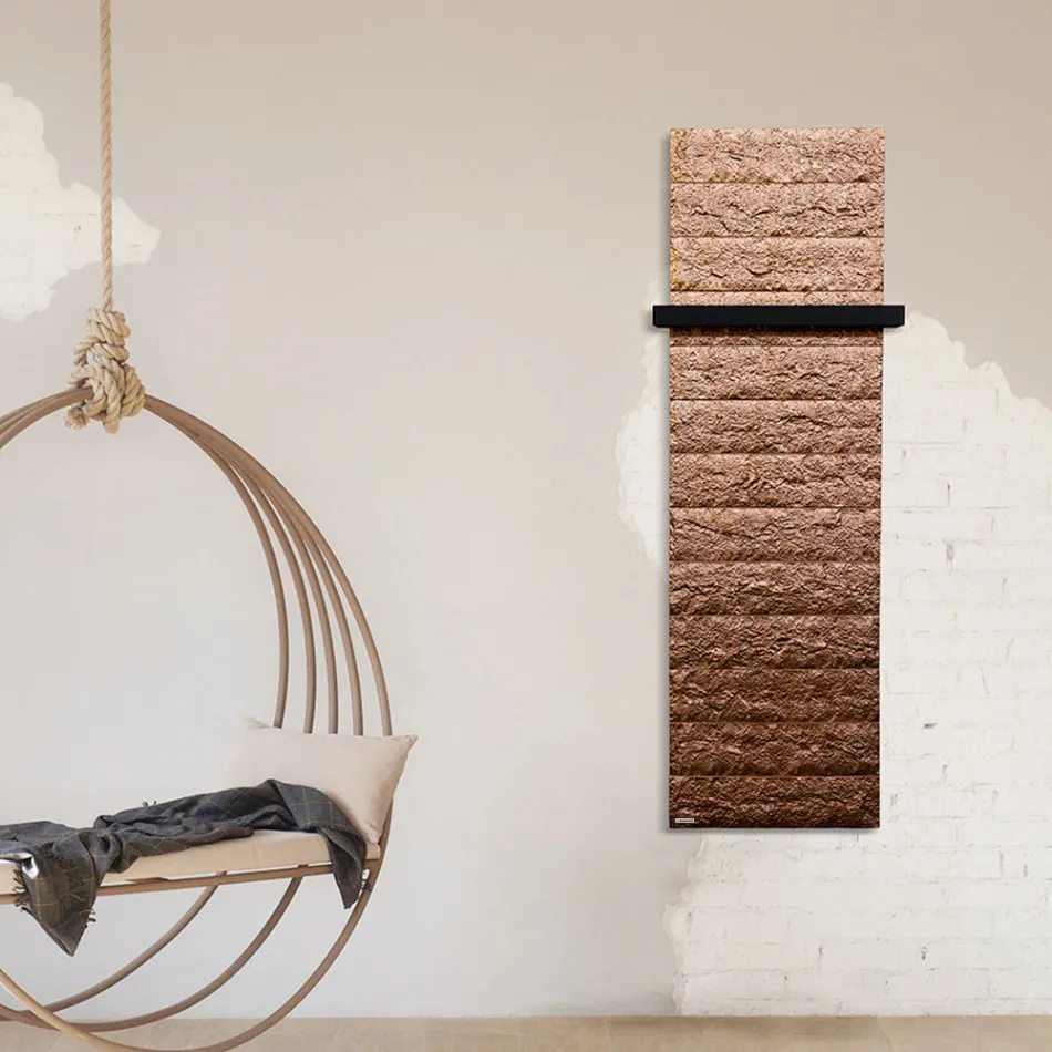 Elradiator i italiensk marmorpulver upp till 1400 Watt - Terraa Viadurini