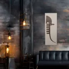 Elradiator i återvunnet marmorpulver Tillverkad i Italien - Venedig Viadurini