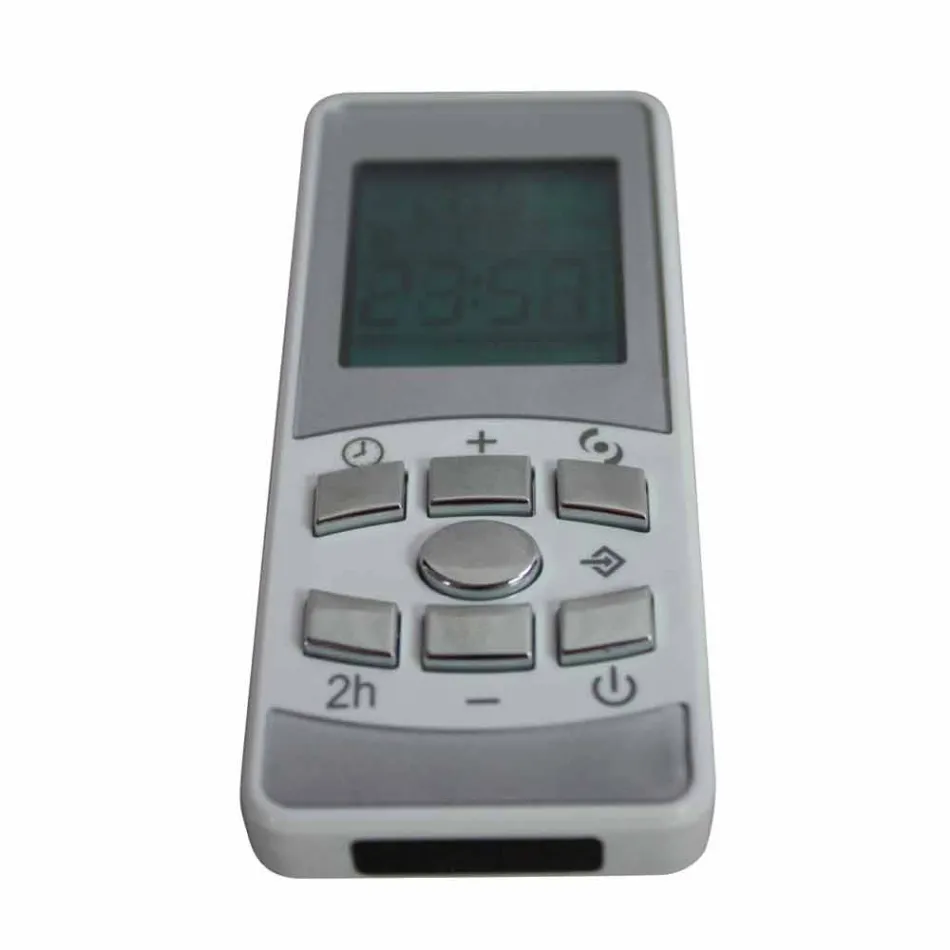 Elektrisk härdat glasradiator med Jonny stenfinish Viadurini