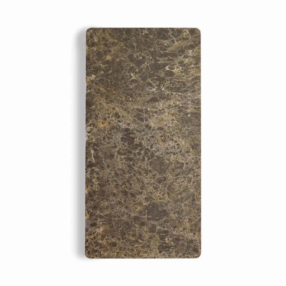 Elektrisk härdat glasradiator med Jonny stenfinish Viadurini