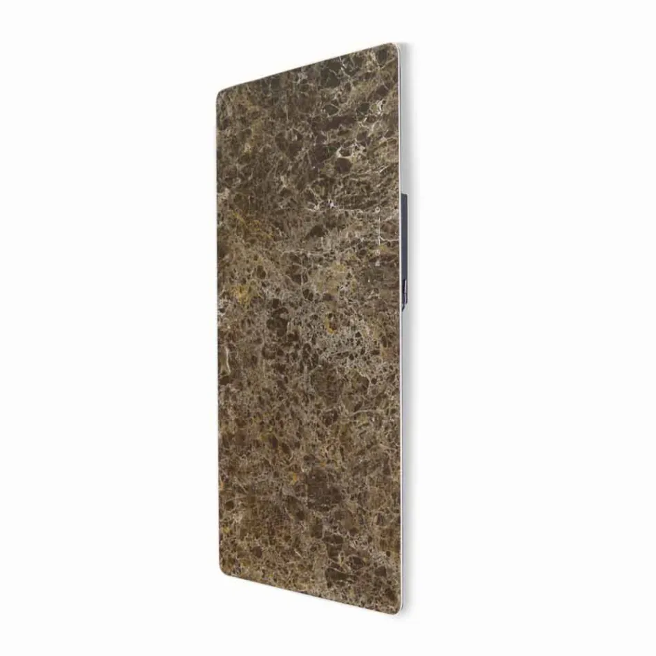 Elektrisk härdat glasradiator med Jonny stenfinish Viadurini