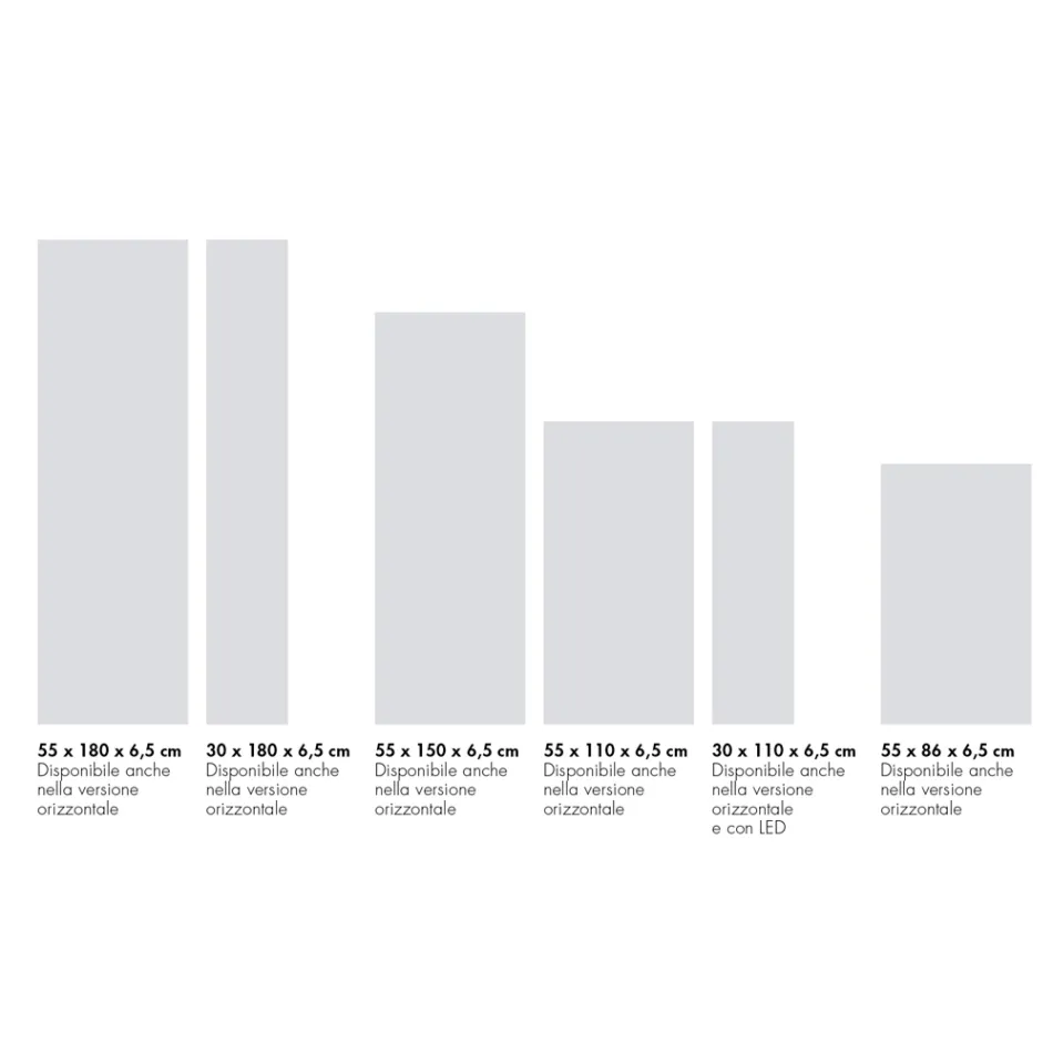 Anpassningsbar elektrisk kylare i marmorpulver Tillverkad i Italien - Lineep Viadurini