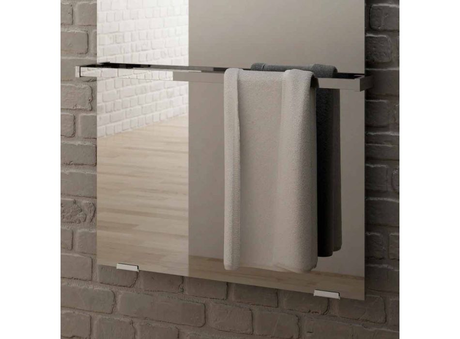 Design elektro-keramisk dekorativ radiator i Star glas, gjord i Italien Viadurini