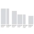 Hybrid kylare i italienskt marmorpulver med termostat - Texturee Viadurini