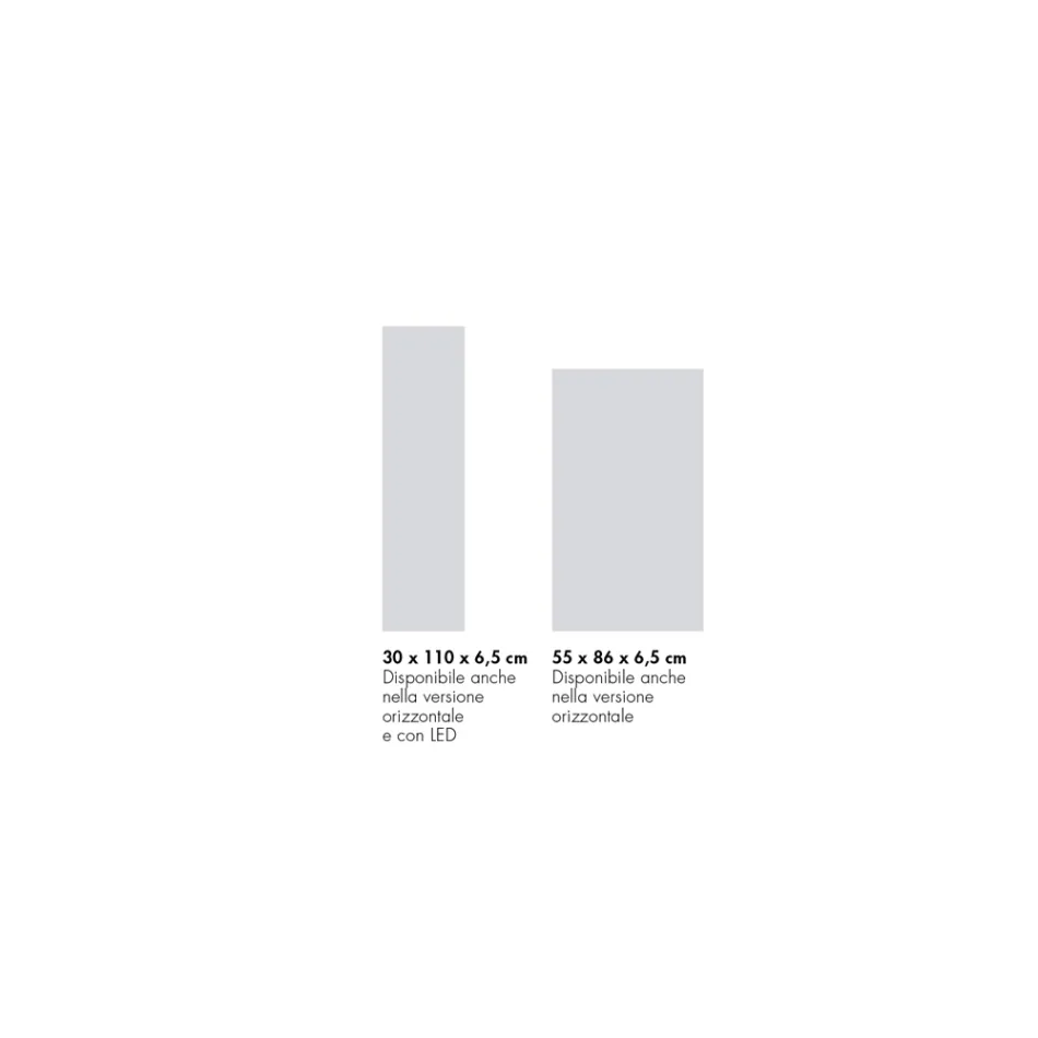 Hybridkylare i italiensk marmorpulver Corteneffekt - Terraa Viadurini