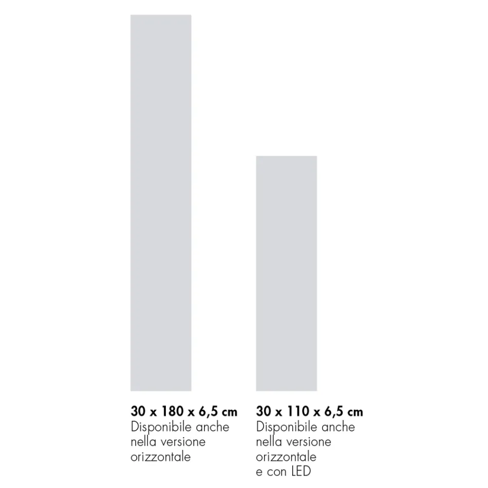 Hybridradiator i italiensk marmorpulver upp till 500 Watt - Naturae Viadurini