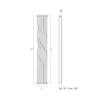 Hydraulisk kylare med böjda vertikala element tillverkad i Italien - Ribes Viadurini