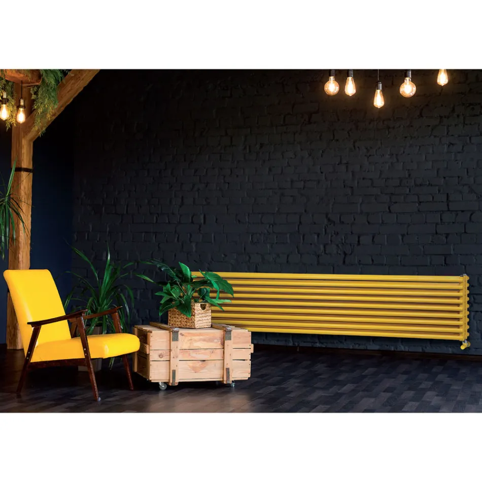 Hydraulisk kylare med Triple Series of Horizontal Elements Made in Italy - Caramella Viadurini