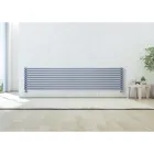 VVS-radiator med en serie horisontella element tillverkad i Italien - Cappello Viadurini