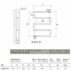Hydraulisk kromkylare Snake av Scirocco H, modern design Viadurini