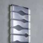 Design hydraulisk kylare för vardagsrum eller badrum med LED 839 W - glans Viadurini