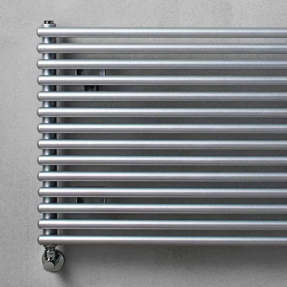 Väggmonterad hydraulisk designradiator i olika storlekar upp till 1154 W - pingvin Viadurini