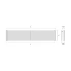 Hydraulisk kylare i stål med dubbelsektion av Made in Italy Elements - Pod Viadurini