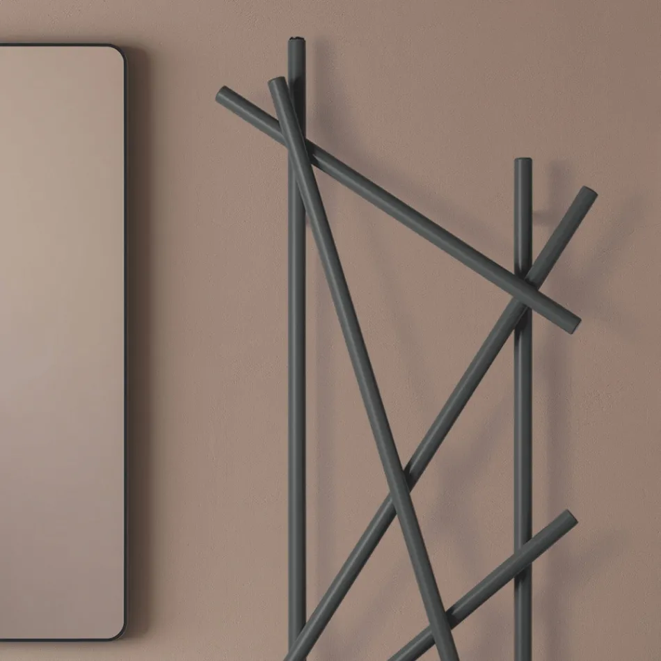 Hydraulisk kylare i stål med rundsektionsrör Tillverkad i Italien - slumpmässigt Viadurini