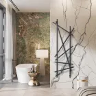 Hydraulisk kylare i stål med rundsektionsrör Tillverkad i Italien - slumpmässigt Viadurini