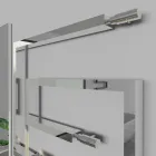 Hydraulisk dekorativ radiator i borstat rostfritt stål Snake från Scirocco H. Viadurini