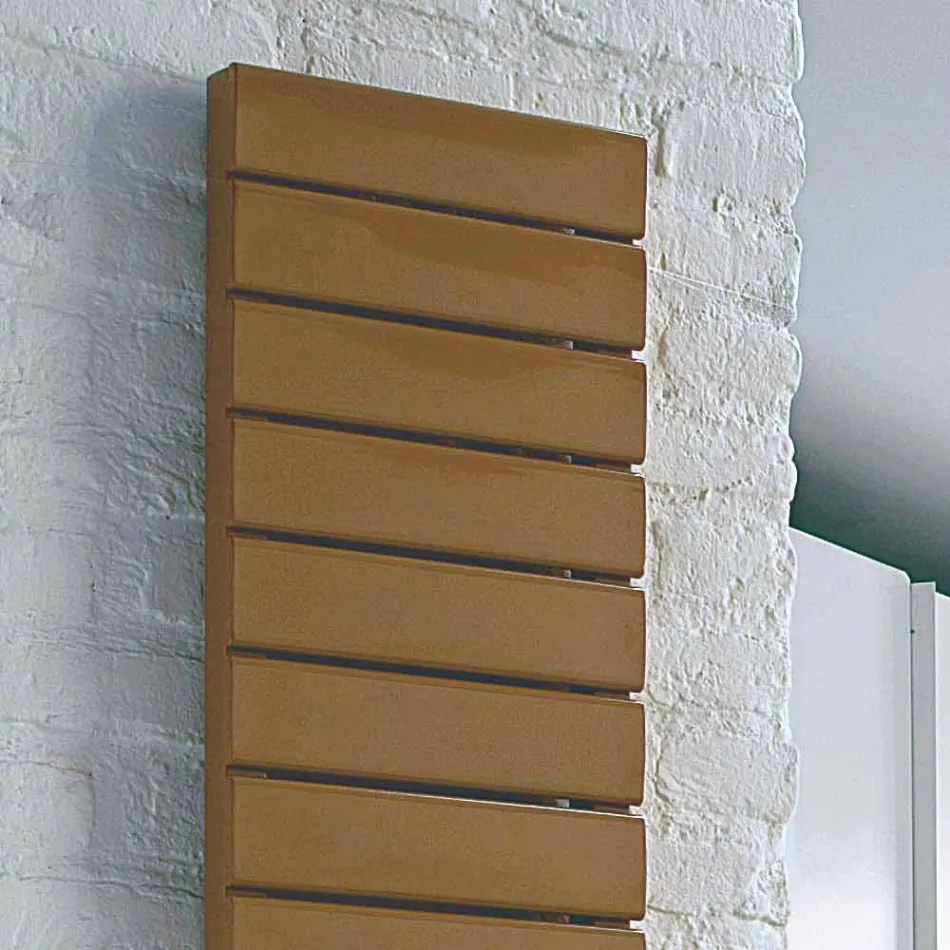 Hydrauliska Termoarredo stål, ek hyllor, Utility Scirocco H Viadurini