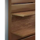 Hydrauliska Termoarredo stål, ek hyllor, Utility Scirocco H Viadurini