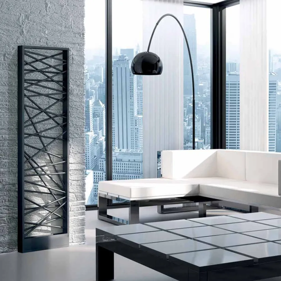 Hydrauliska Termoarredo stål, storstads stil Mikado Scirocco H Viadurini